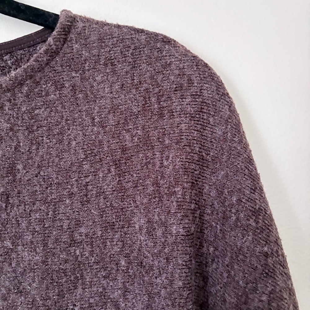 H&M Brown Batwing Fuzzy Sweater Size Small - Picture 4 of 10